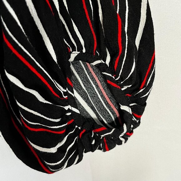 Yumi Kim Anthropologie Stunner Stripe Posh LIfe Wrap Blouse Striped Size XS‎ - Picture 4 of 10